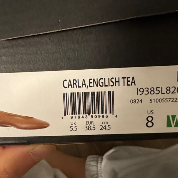 Naturalizer Carla Ballet Flat Brown Leather Brand New - Picture 2 of 3